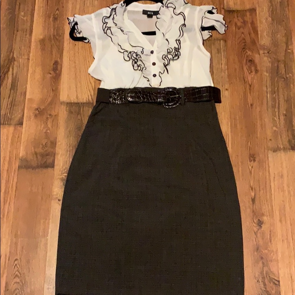 Bcx dress with belt